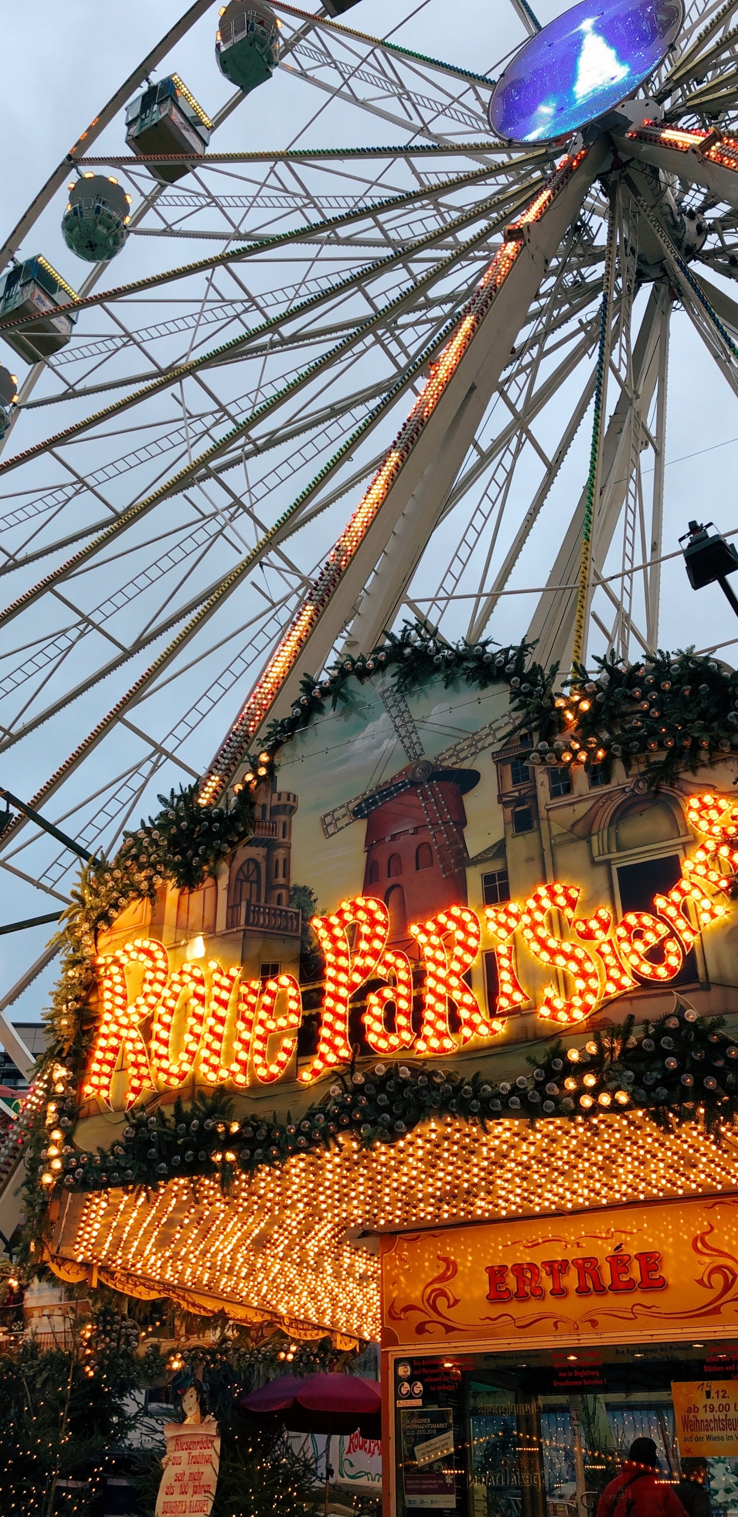 Riesenrad, Tageszeit, Spaß, Veranstaltung, Erholung. Wallpaper in 1440x2960 Resolution