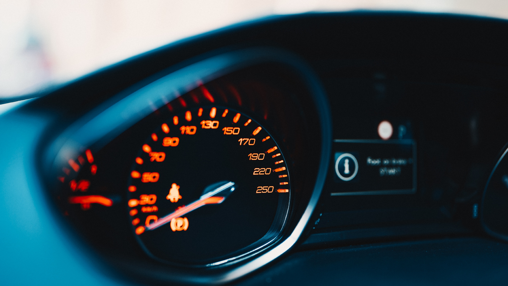 Black and White Car Instrument Panel Cluster. Wallpaper in 1920x1080 Resolution