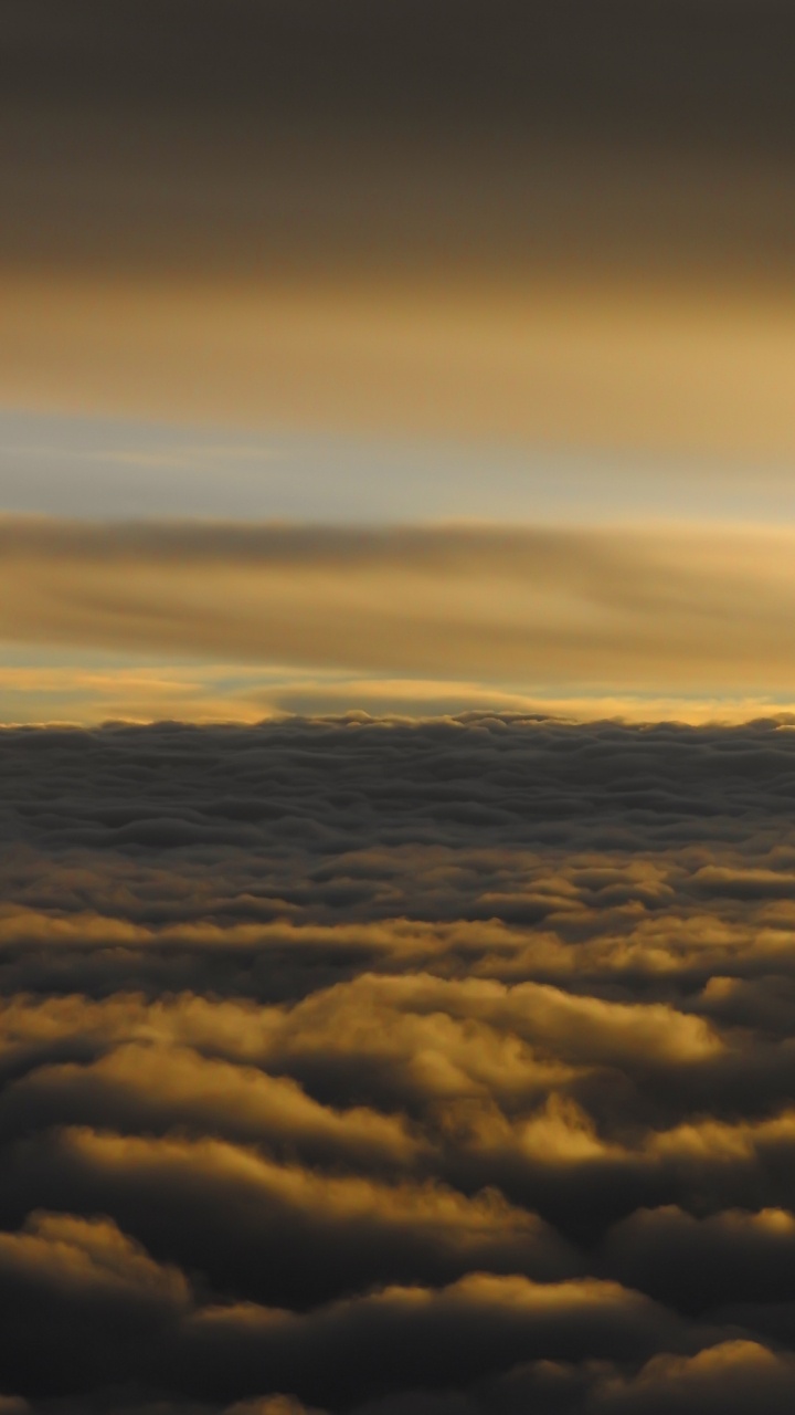 Horizon, Atmosphère, la Journée, Soir, Jaune. Wallpaper in 720x1280 Resolution