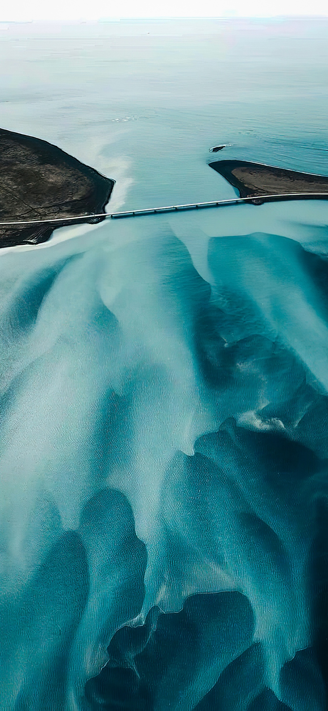 Mer, Eau, Azure, Paysage Naturel, Cours D'eau. Wallpaper in 1125x2436 Resolution