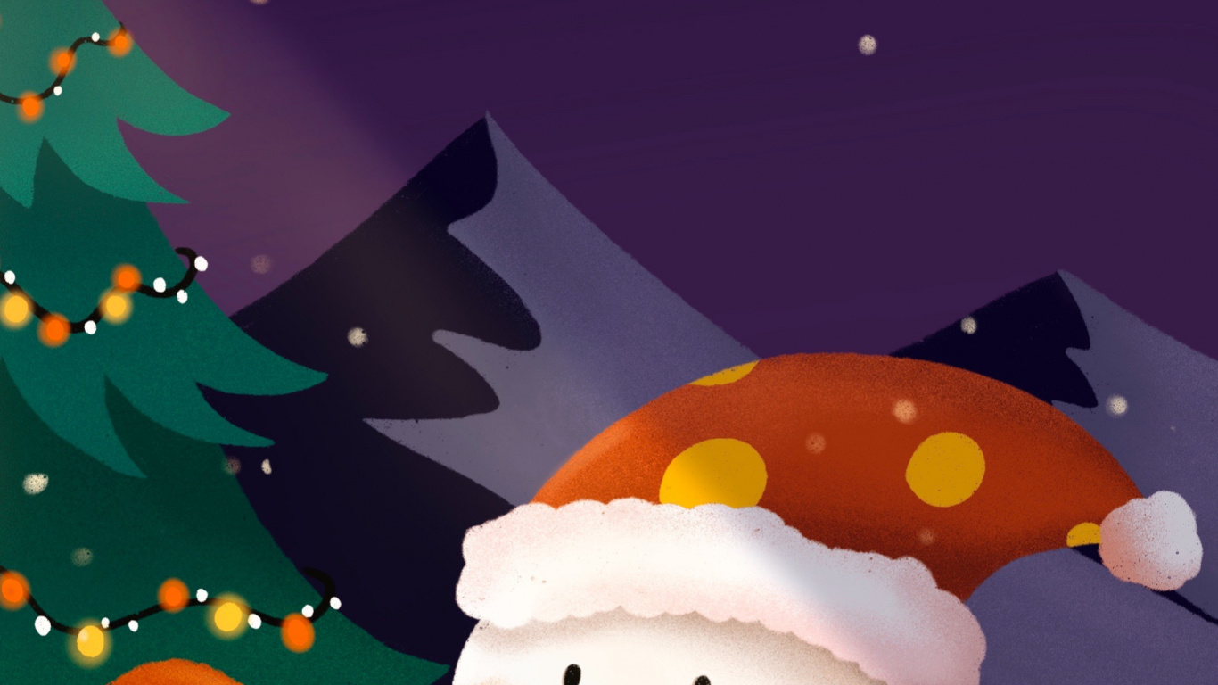 Bonhomme, Le Jour De Noël, Babiole, Cartoon, Art. Wallpaper in 1366x768 Resolution