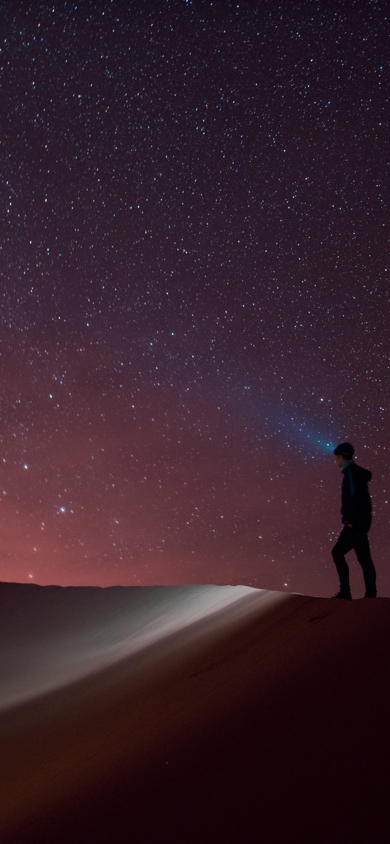 Desert Night Sjy, Sahara Desert, Macaron, Algerian Desert, Lut Desert. Wallpaper in 1242x2688 Resolution
