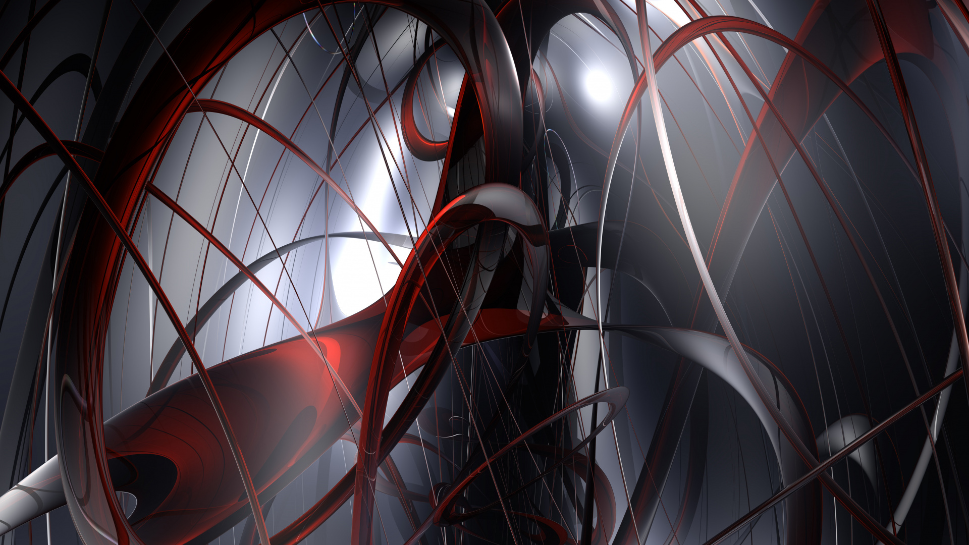 Black and Red Abstract Art. Wallpaper in 1920x1080 Resolution