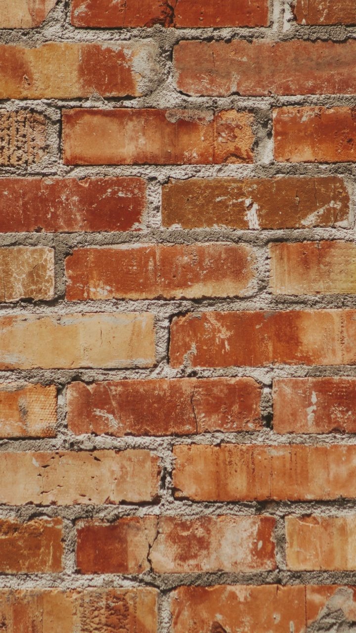 Pared de Ladrillo Blanco y Marrón. Wallpaper in 720x1280 Resolution