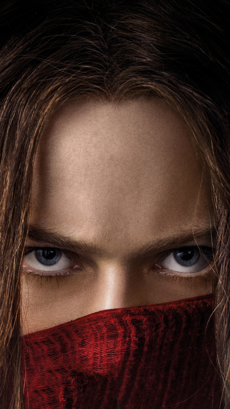 Femme au Foulard Rouge Couvrant Son Visage. Wallpaper in 750x1334 Resolution