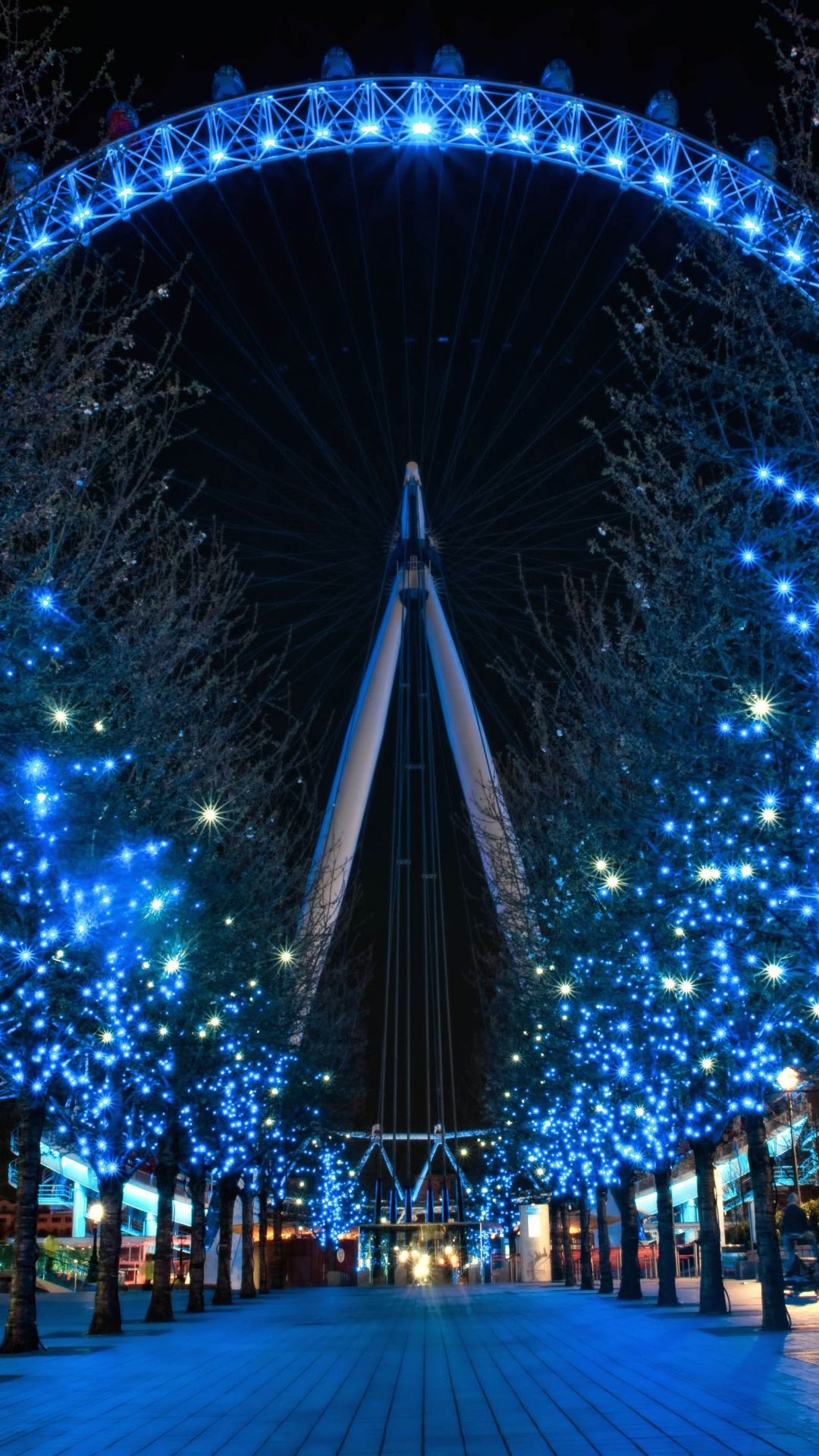 泰晤士河, 大笨钟, 摩天轮, 里程碑, 建筑 壁纸 1080x1920 允许