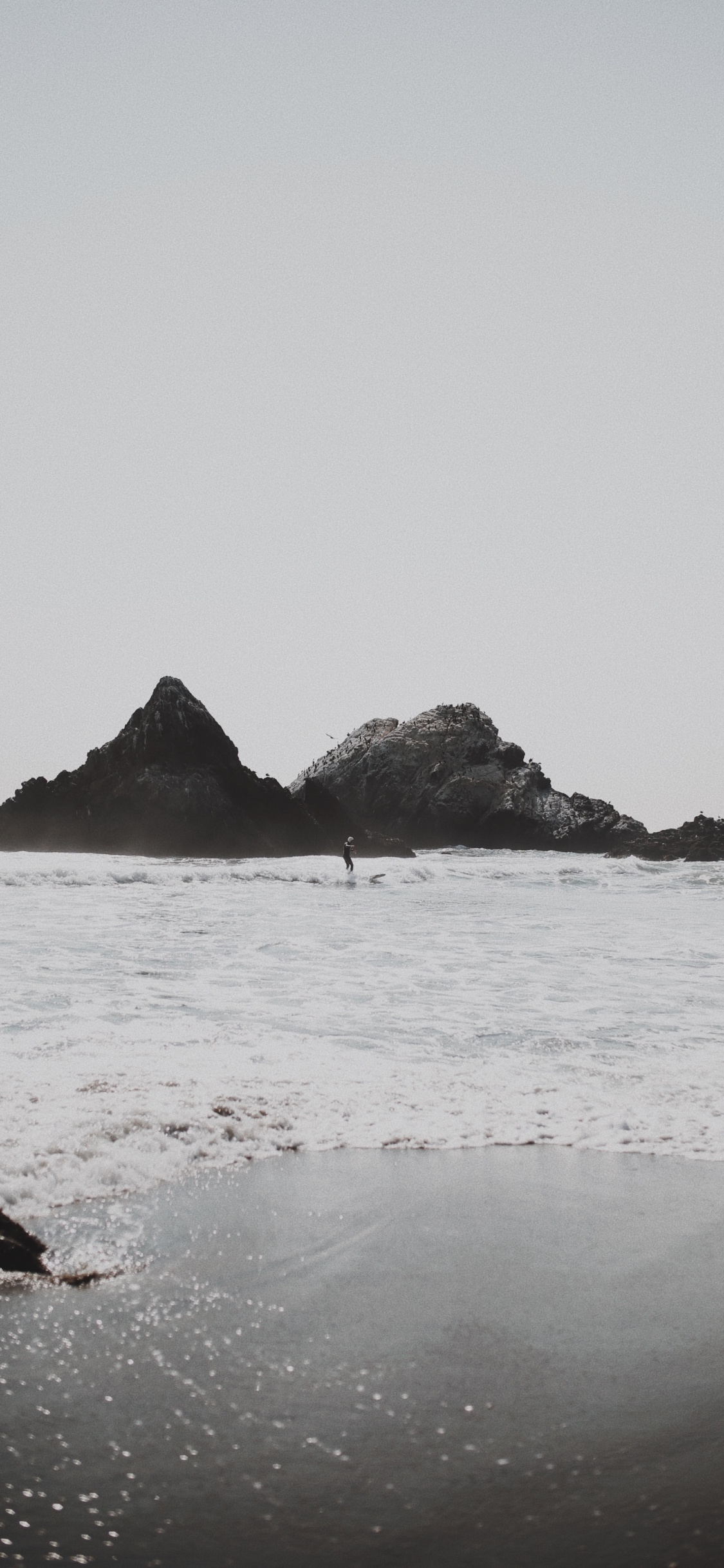 Strand, Meer, Ozean, Landzunge, Rock. Wallpaper in 1125x2436 Resolution