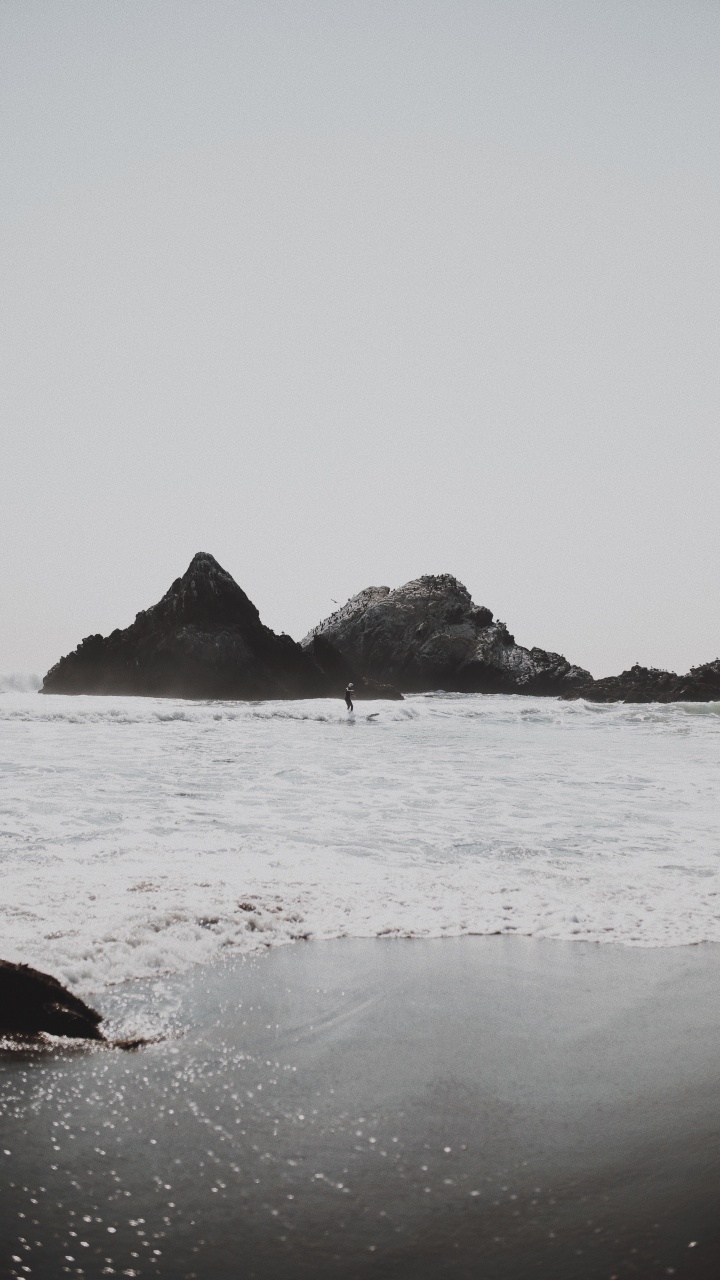 Strand, Meer, Ozean, Landzunge, Rock. Wallpaper in 720x1280 Resolution