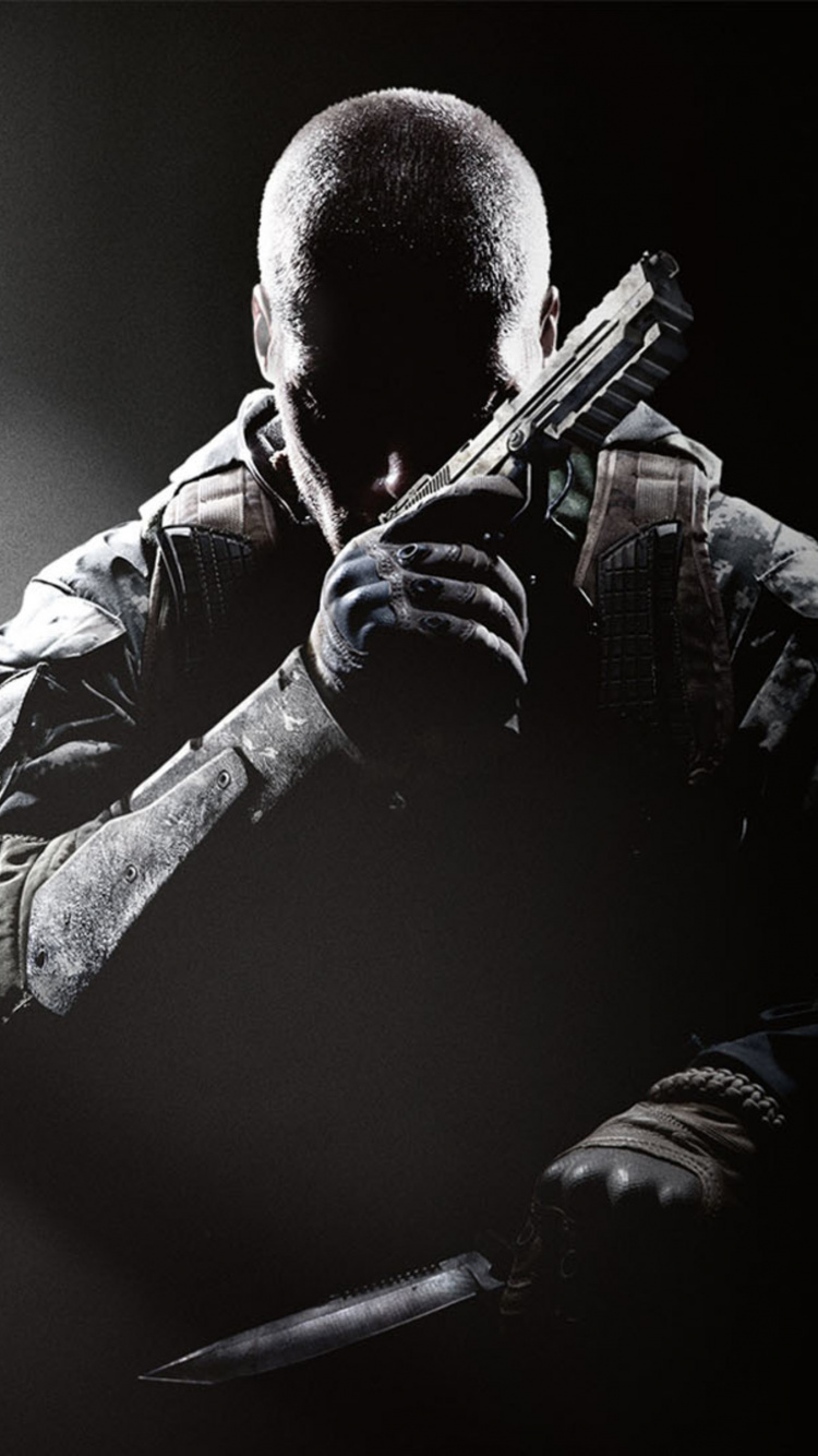 Call of Duty Black Ops Ii, Call of Duty Black Ops, Call of Duty Black Ops 4, Call of Duty Black Ops Iii, Schwarz. Wallpaper in 750x1334 Resolution