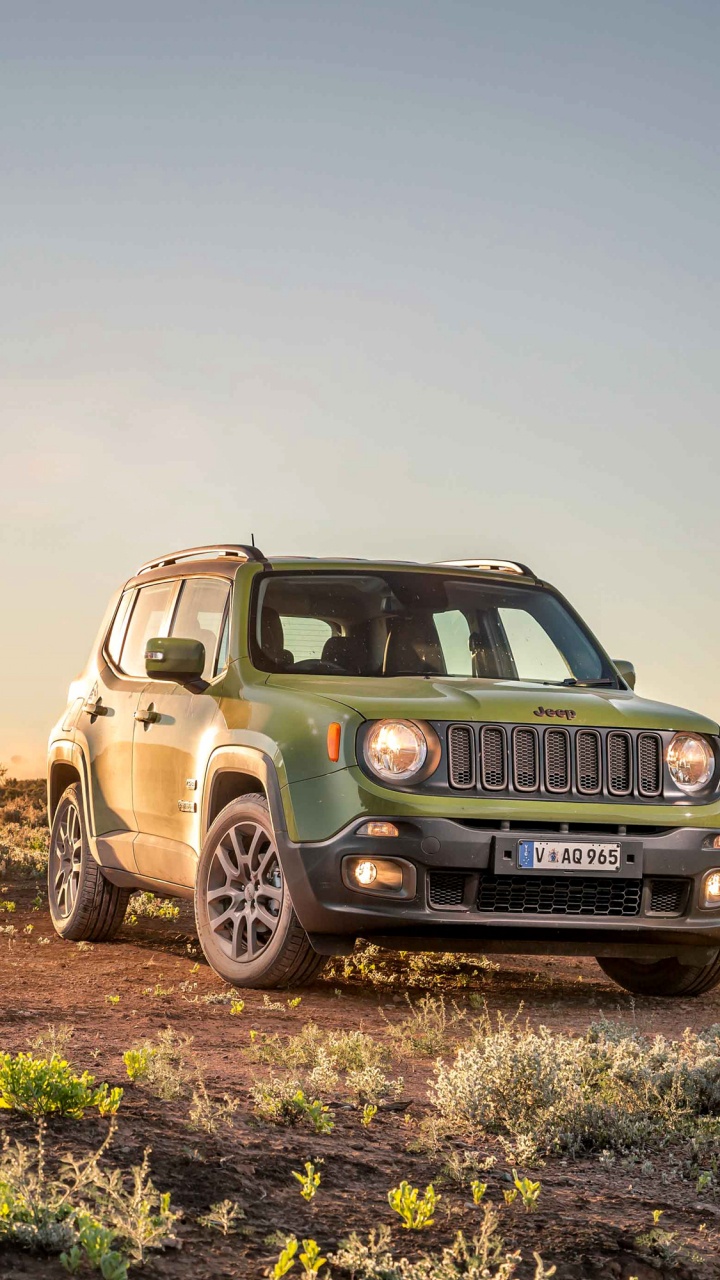 Suv Gris Sur Champ Brun Pendant la Journée. Wallpaper in 720x1280 Resolution