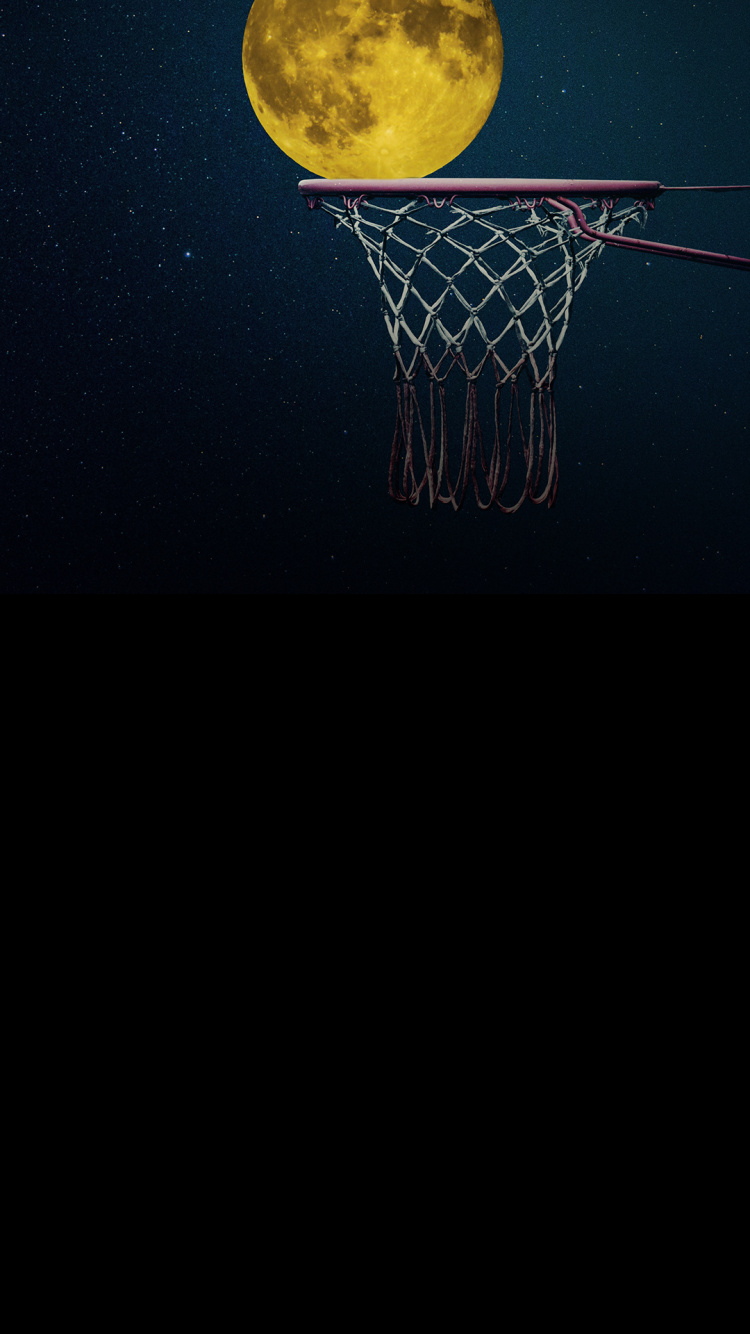 Pleine Lune, Terre, Liquid, Espoir de Basket-ball, L'éclairage Automobile. Wallpaper in 750x1334 Resolution