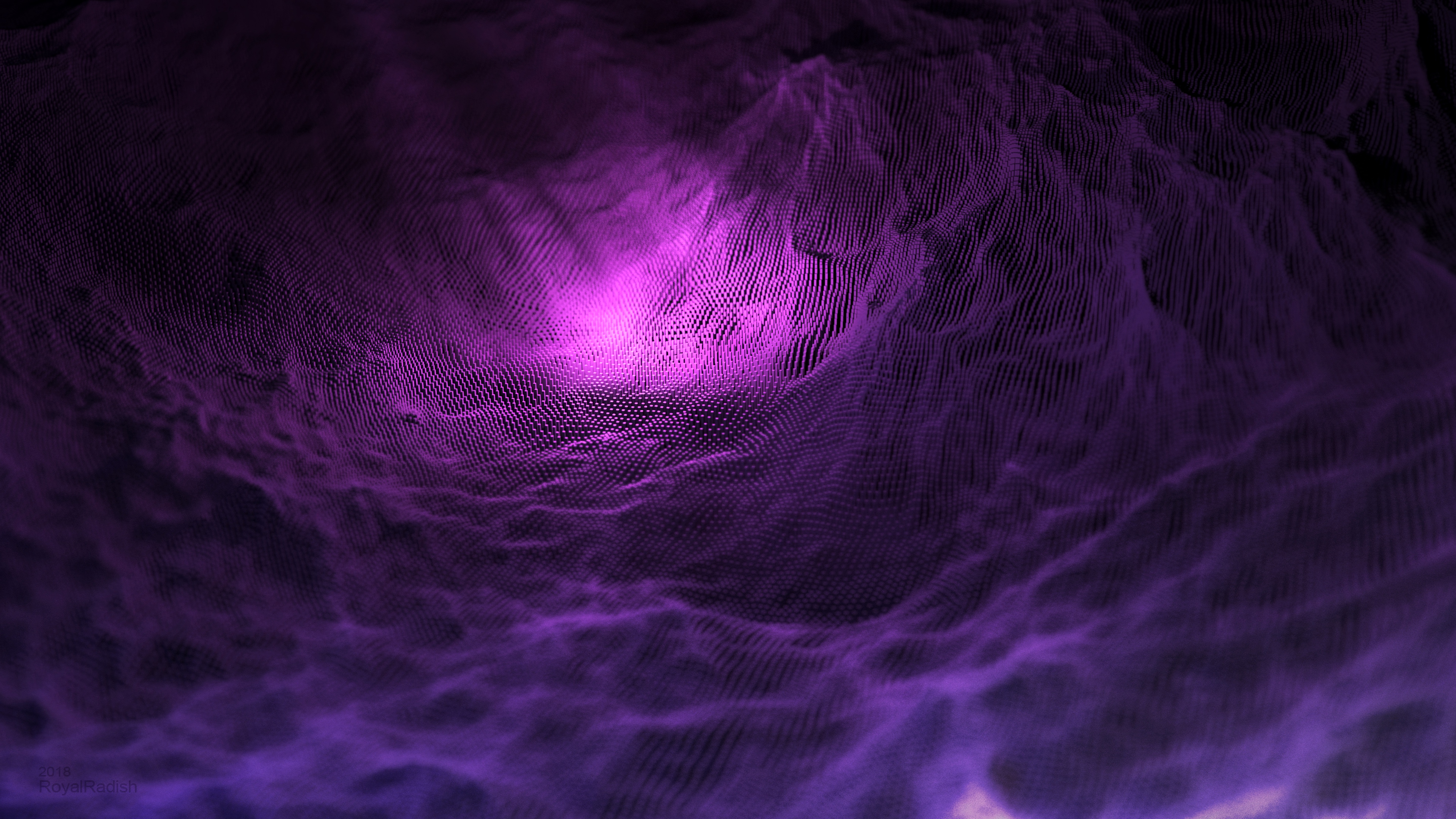 Peinture Abstraite Violette et Blanche. Wallpaper in 3840x2160 Resolution