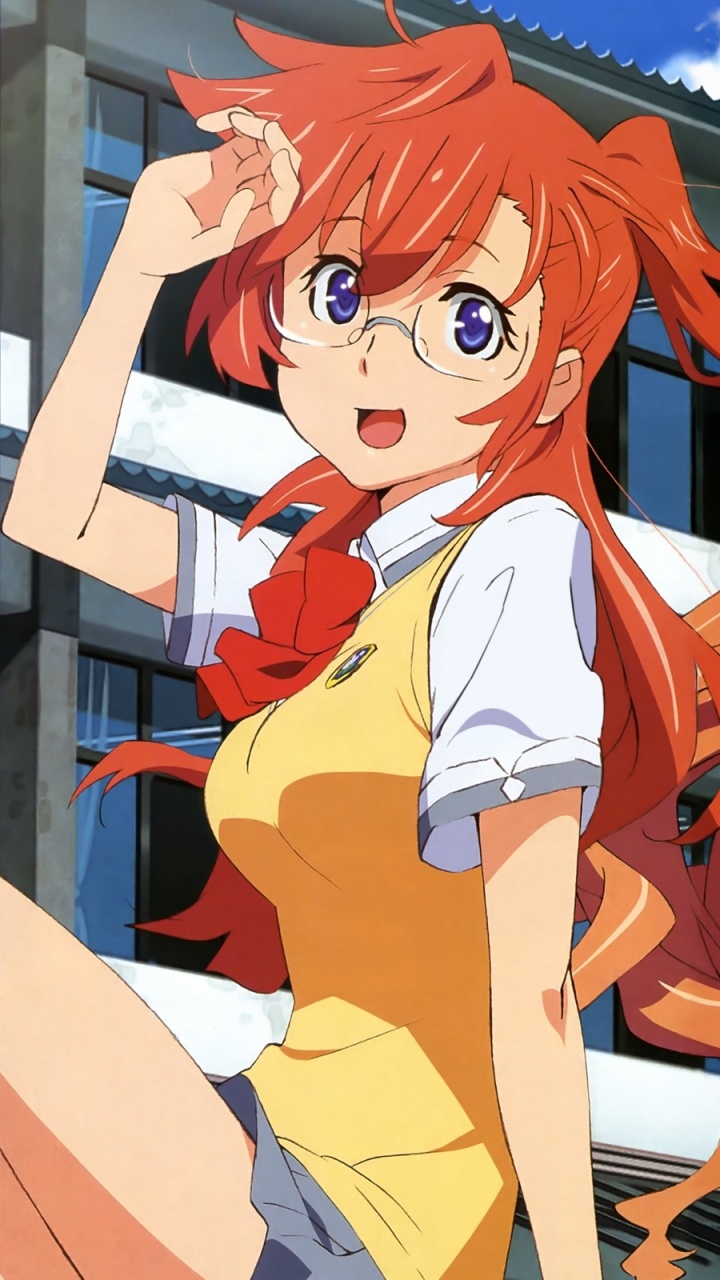 Personnage D'anime Masculin Aux Cheveux Orange. Wallpaper in 720x1280 Resolution