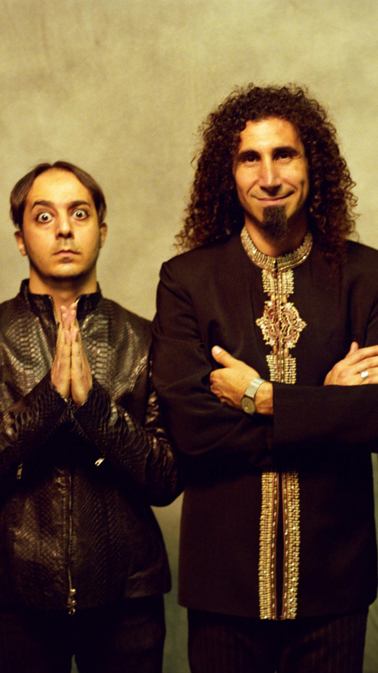 System Of A Down, Daron Malakian, Serj Tankian, Heavy Metal, Event. Wallpaper in 750x1334 Resolution
