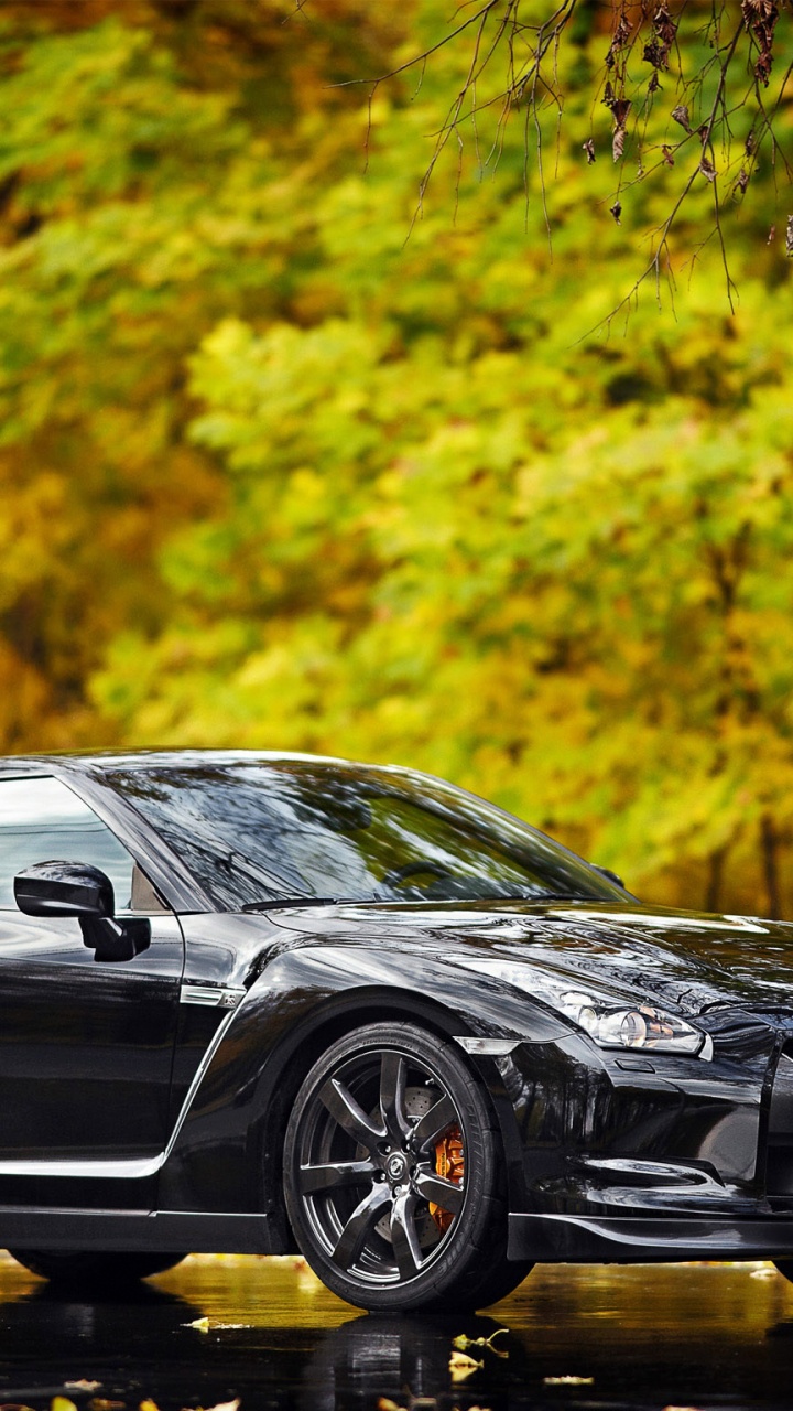 Porsche 911 Negro en la Carretera Durante el Día. Wallpaper in 720x1280 Resolution