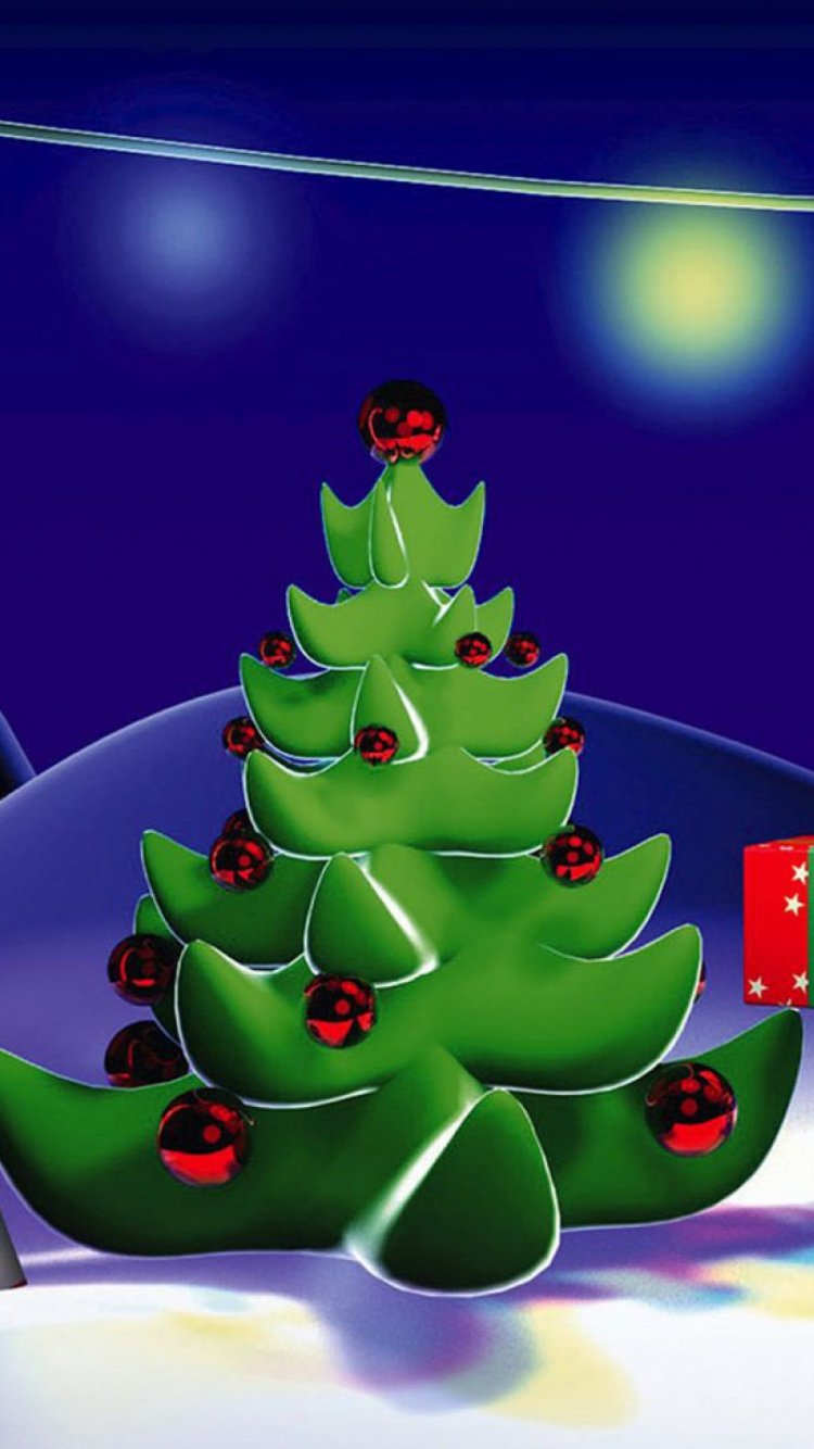 Christmas Day, Christmas, Santa Claus, Event, Art. Wallpaper in 750x1334 Resolution