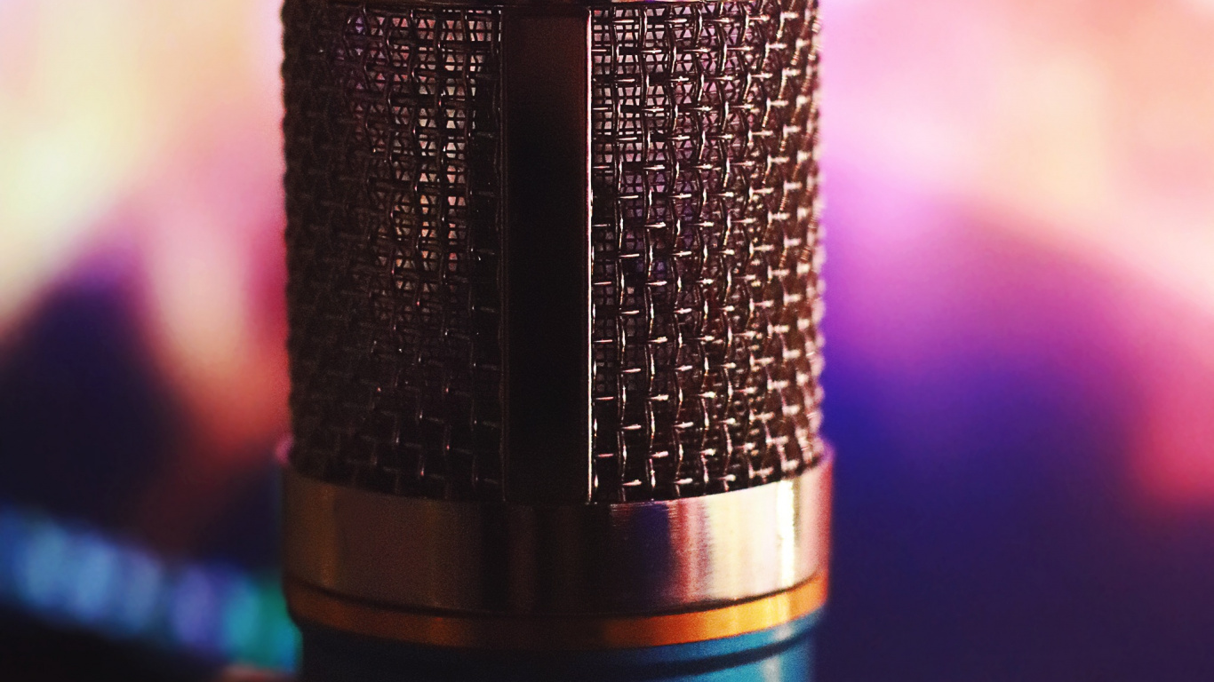 Audio, Microphone, Propriété Des Matériaux, Vidéo, Fermer. Wallpaper in 1366x768 Resolution