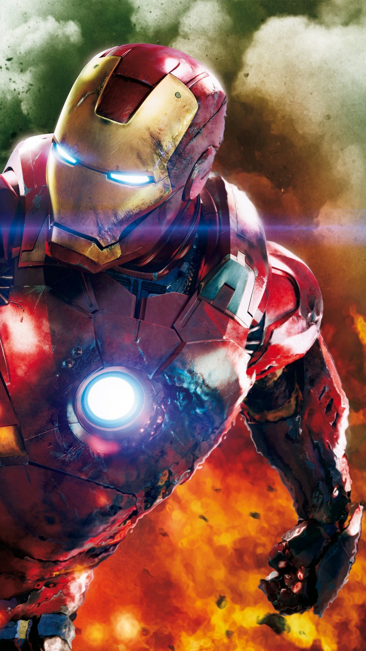 Vengeurs Hulk et Iron Man, Hulk, L'homme de Fer, Superhero, Marvel Comics. Wallpaper in 720x1280 Resolution