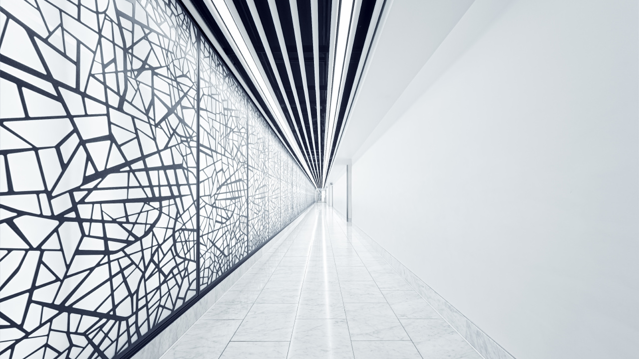 Cadre en Métal Blanc et Noir. Wallpaper in 1280x720 Resolution