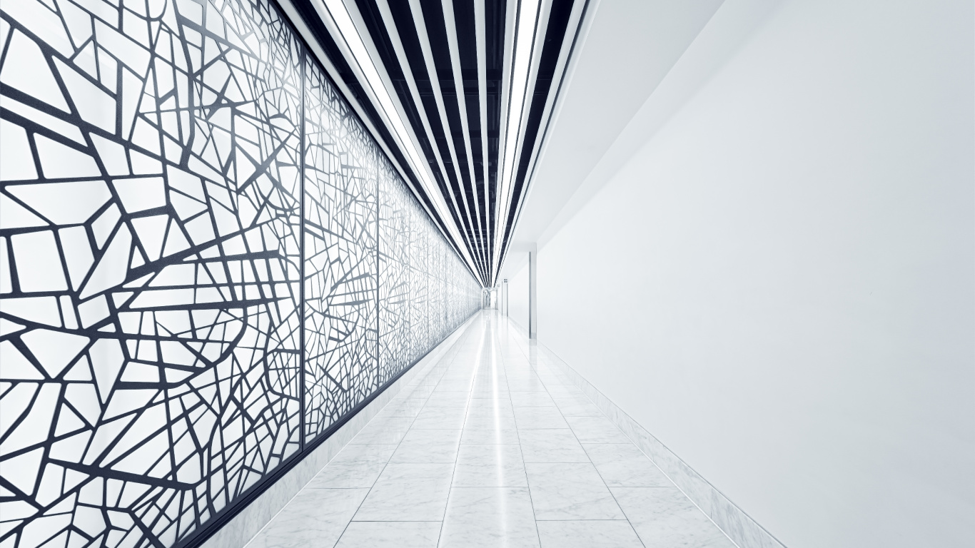 Marco de Metal Blanco y Negro. Wallpaper in 1366x768 Resolution