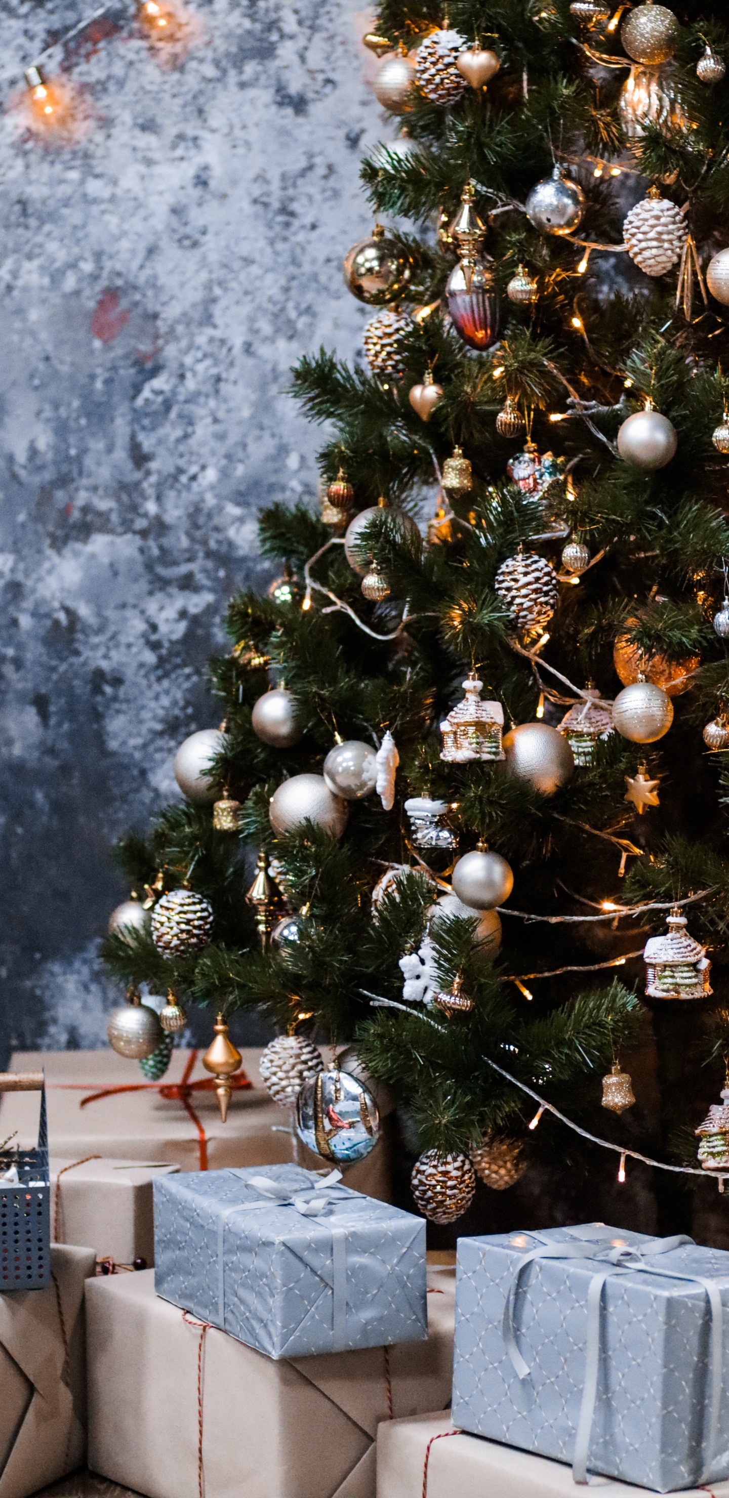 Weihnachtsdekoration, Innenarchitektur, Christmas Ornament, Zimmer, Heiligabend. Wallpaper in 1440x2960 Resolution