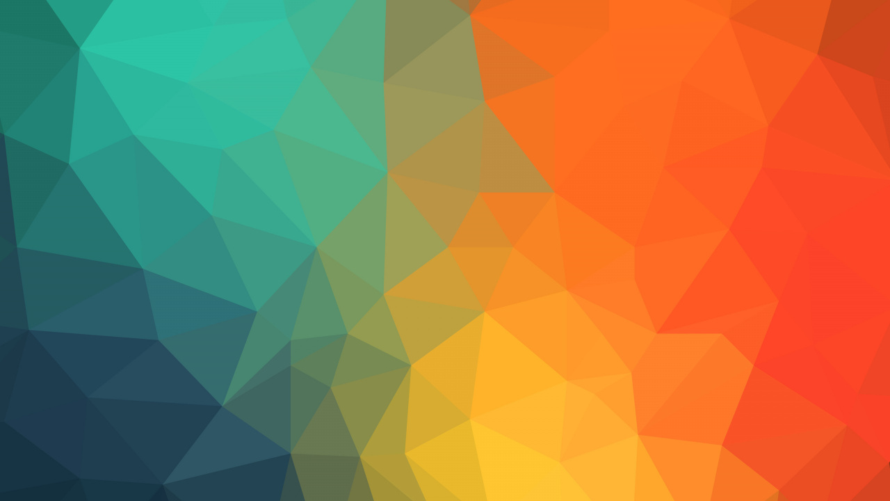 Orange Und Blaue Abstrakte Malerei. Wallpaper in 1280x720 Resolution