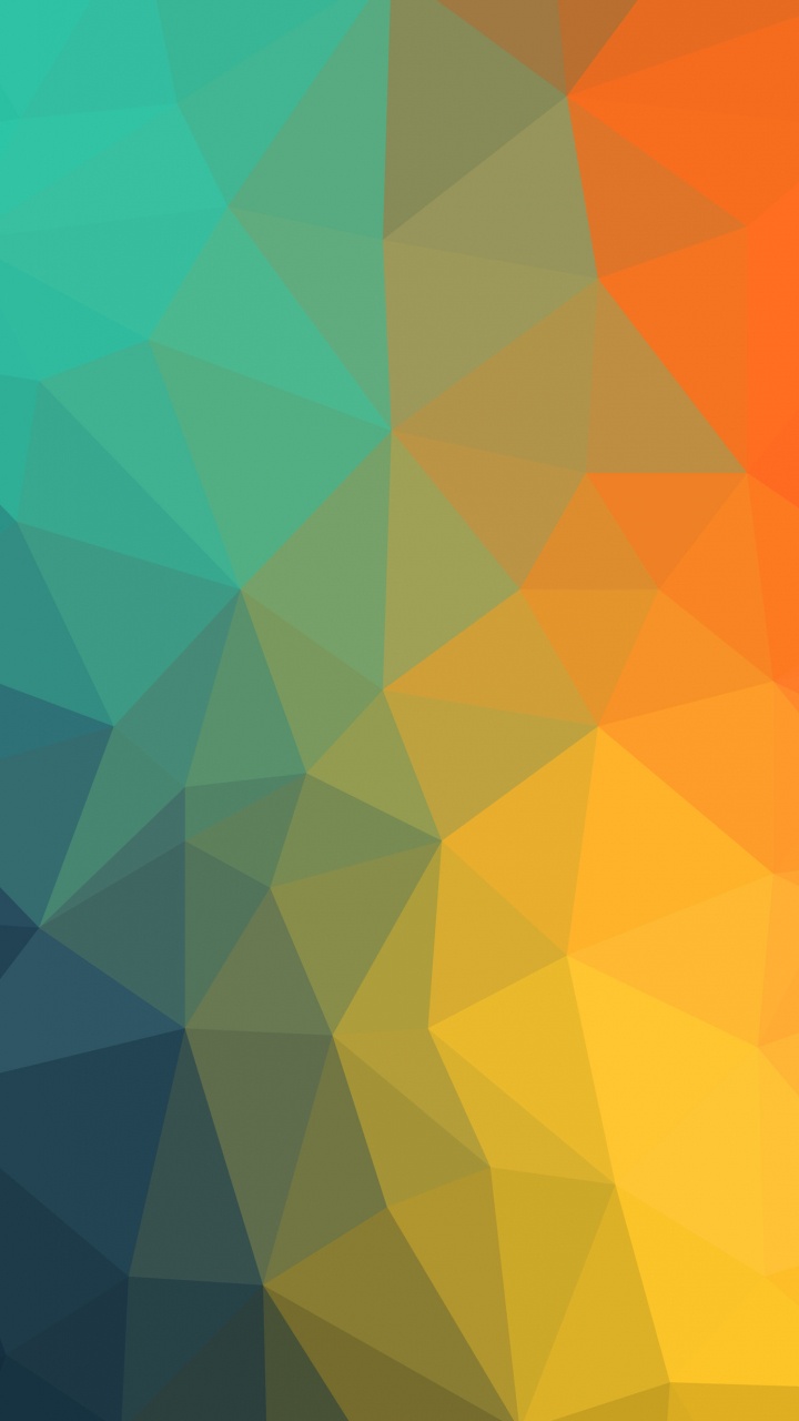 Pintura Abstracta Naranja y Azul. Wallpaper in 720x1280 Resolution