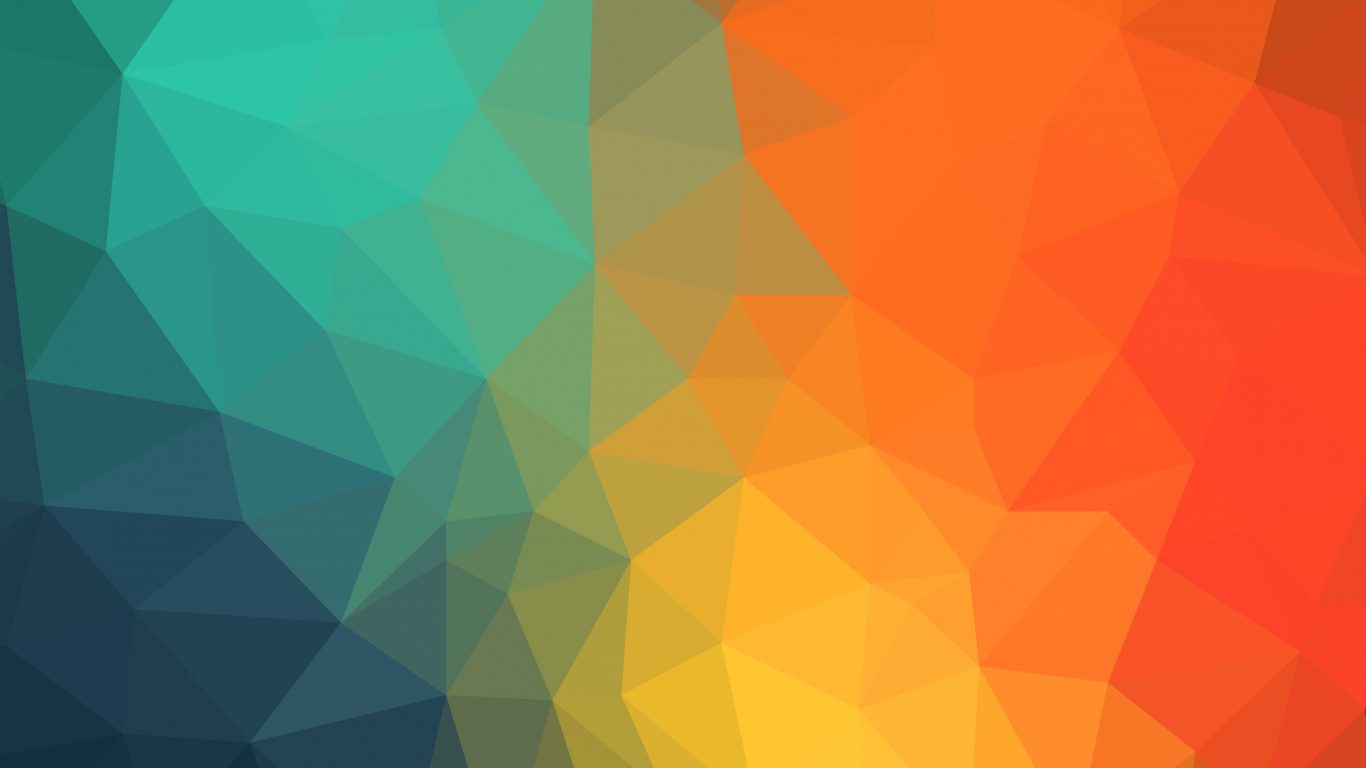 Orange and Blue Abstract Painting. Wallpaper in 1366x768 Resolution