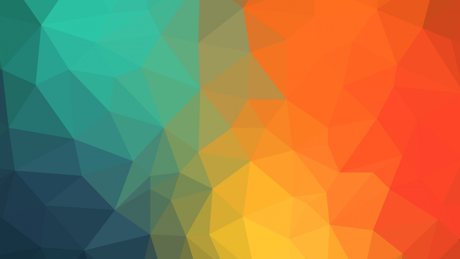 Orange and Blue Abstract Painting. Wallpaper in 1920x1080 Resolution