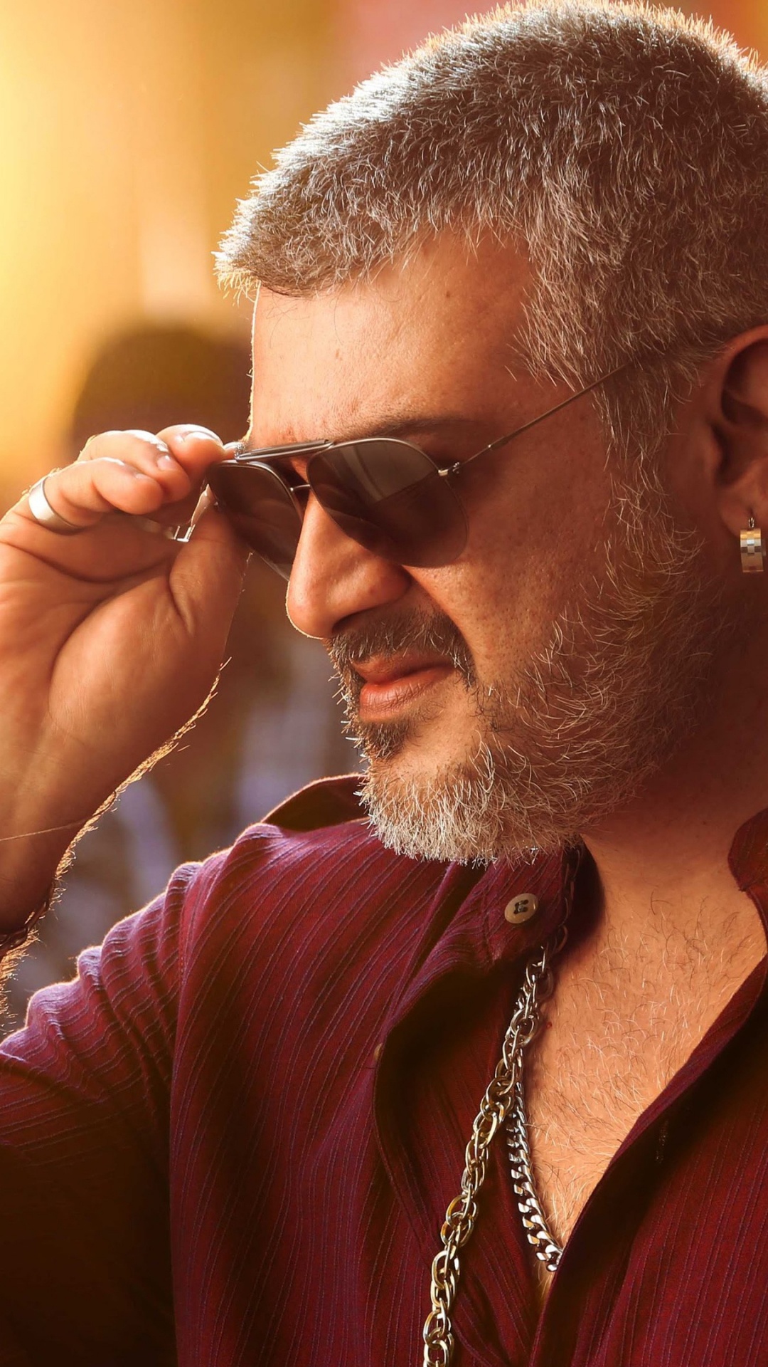 Ajith Kumar, Billa, Bollywood, Brille, Kehllappen. Wallpaper in 1080x1920 Resolution