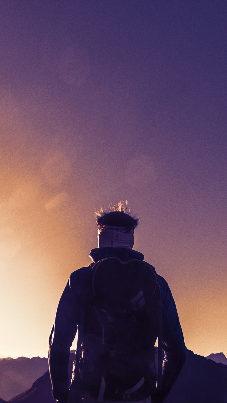 Lumière, Alpinisme, Atmosphère, Aventure, Lever. Wallpaper in 750x1334 Resolution