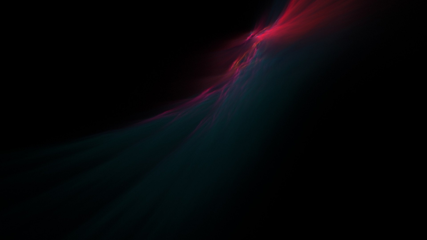 Rot- Und Schwarzlicht im Dunklen Raum. Wallpaper in 1366x768 Resolution