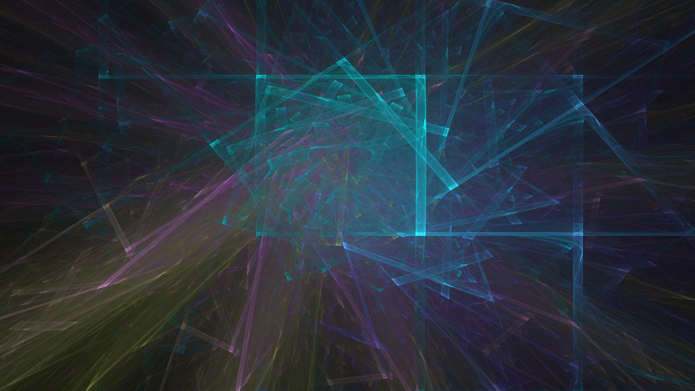 Blue and White Abstract Illustration. Wallpaper in 1366x768 Resolution