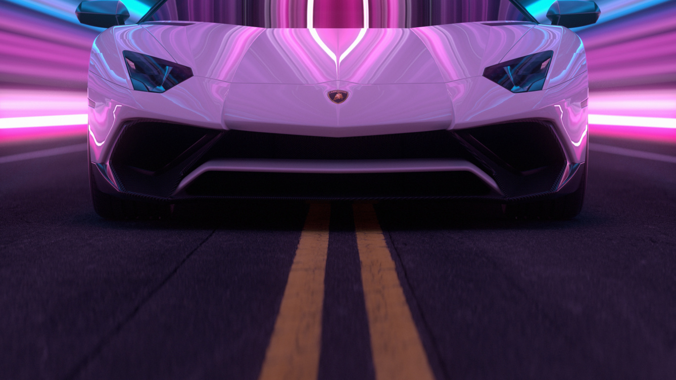 Lamborghini Aventador SV, Lamborghini, Cars, Lamborghini Gallardo, Sports Car. Wallpaper in 1366x768 Resolution