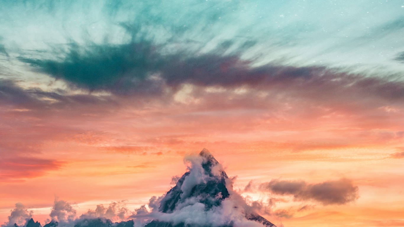 Atmosphère, L'écorégion, Lumière, Nature, Afterglow. Wallpaper in 1366x768 Resolution