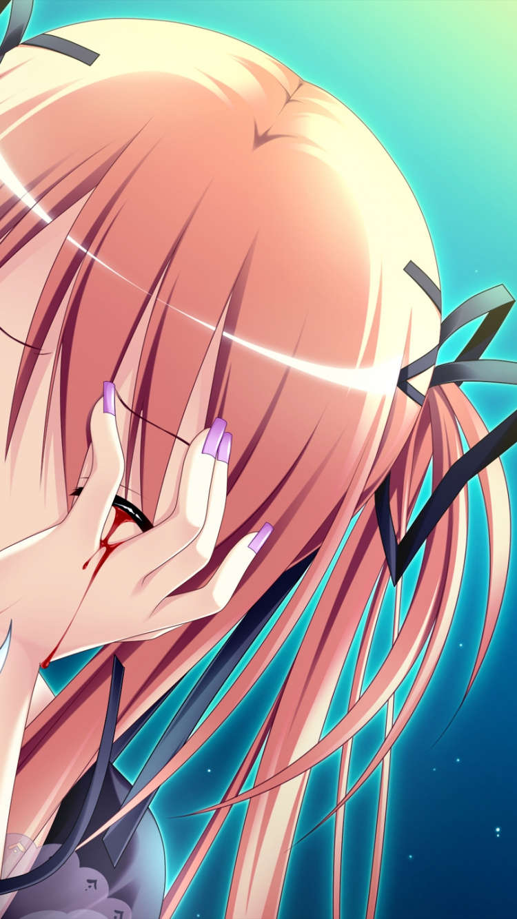 Personnage D'anime Masculin en Costume Noir. Wallpaper in 750x1334 Resolution