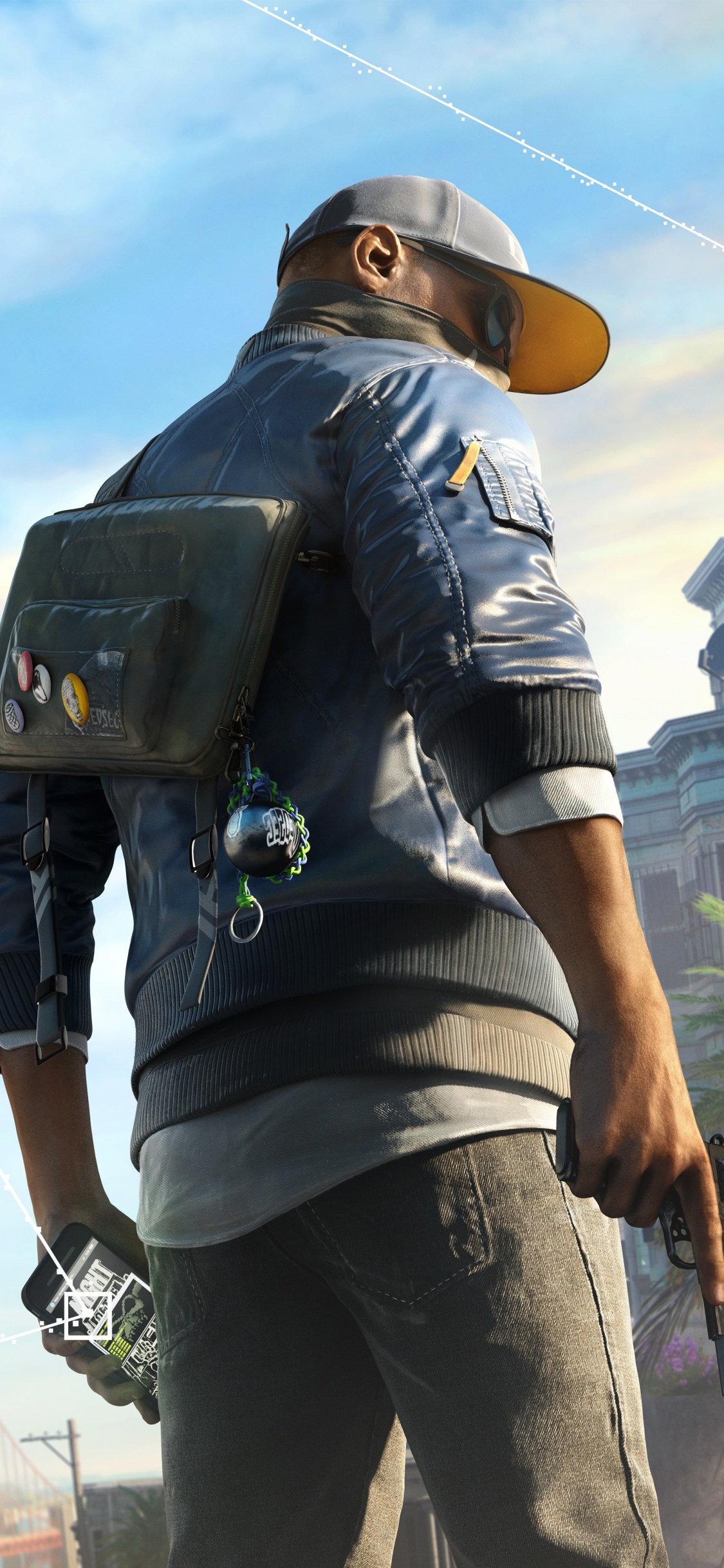 Watch Dogs 2, Ubisoft, Xbox One, Pc-Spiel, Grand Theft Auto San Andreas. Wallpaper in 1125x2436 Resolution