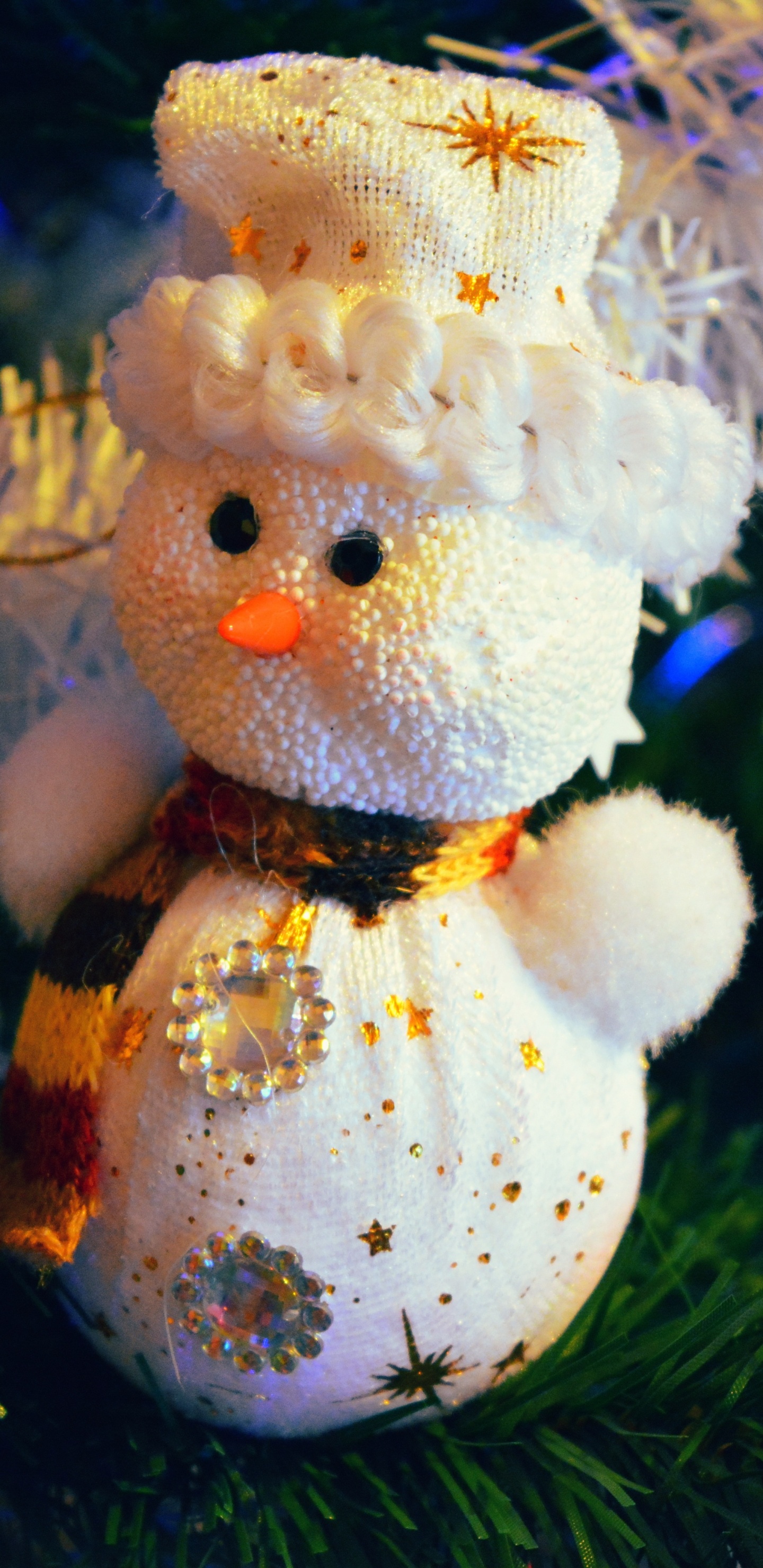 Adorno de Navidad, Decoración de la Navidad, El Día De Navidad, Muñeco, Ngel. Wallpaper in 1440x2960 Resolution