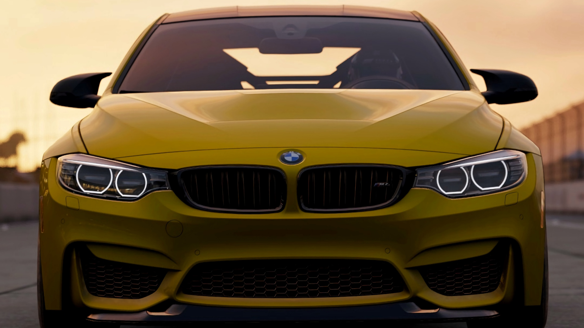 Brauner Bmw m 3 Unterwegs. Wallpaper in 1920x1080 Resolution