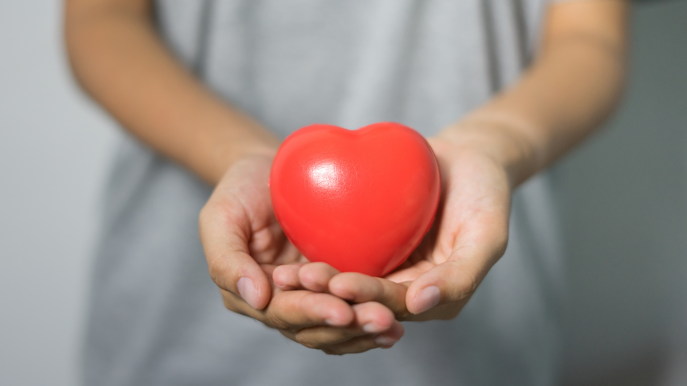 Person Holding Red Tomato Fruit. Wallpaper in 1366x768 Resolution