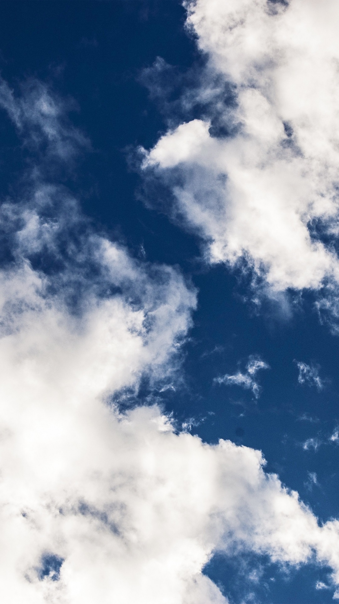 Himmel, Cloud, Sommer, Dunkelblauer Himmel Mit Wolken, Atmosphäre. Wallpaper in 1080x1920 Resolution