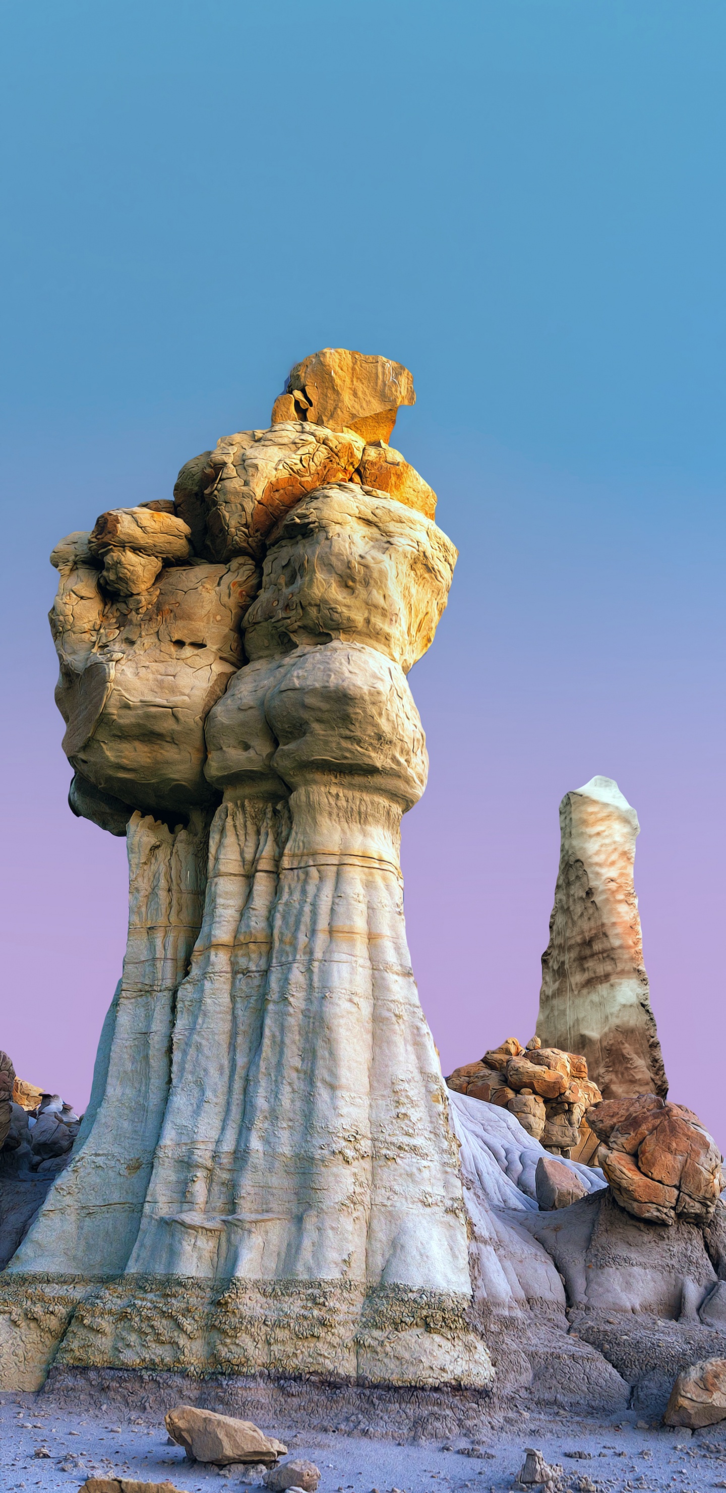 Landmark, Albuquerque, Golf Course Road Southeast, Sculpture, Bedrock. Wallpaper in 1440x2960 Resolution