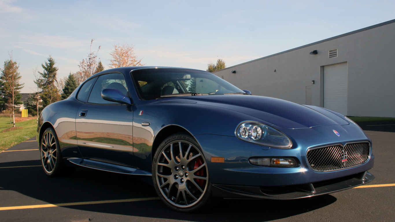 2006玛莎拉蒂GranSport, 玛莎拉蒂granturismo, 玛莎拉蒂, 玛莎拉蒂的政变, 玛莎拉蒂GranSport 壁纸 1366x768 允许