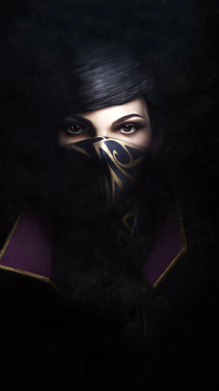 Dishonored 2, Déshonoré, Bethesda Softworks, Jeu D'infiltration, Obscurité. Wallpaper in 750x1334 Resolution