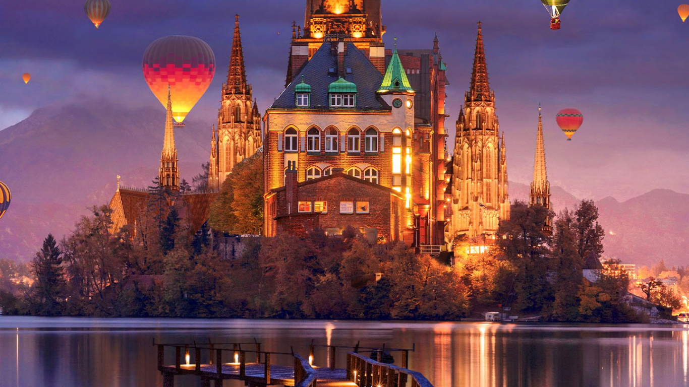 Water, Building, Daytime, Cloud, Light. Wallpaper in 1366x768 Resolution