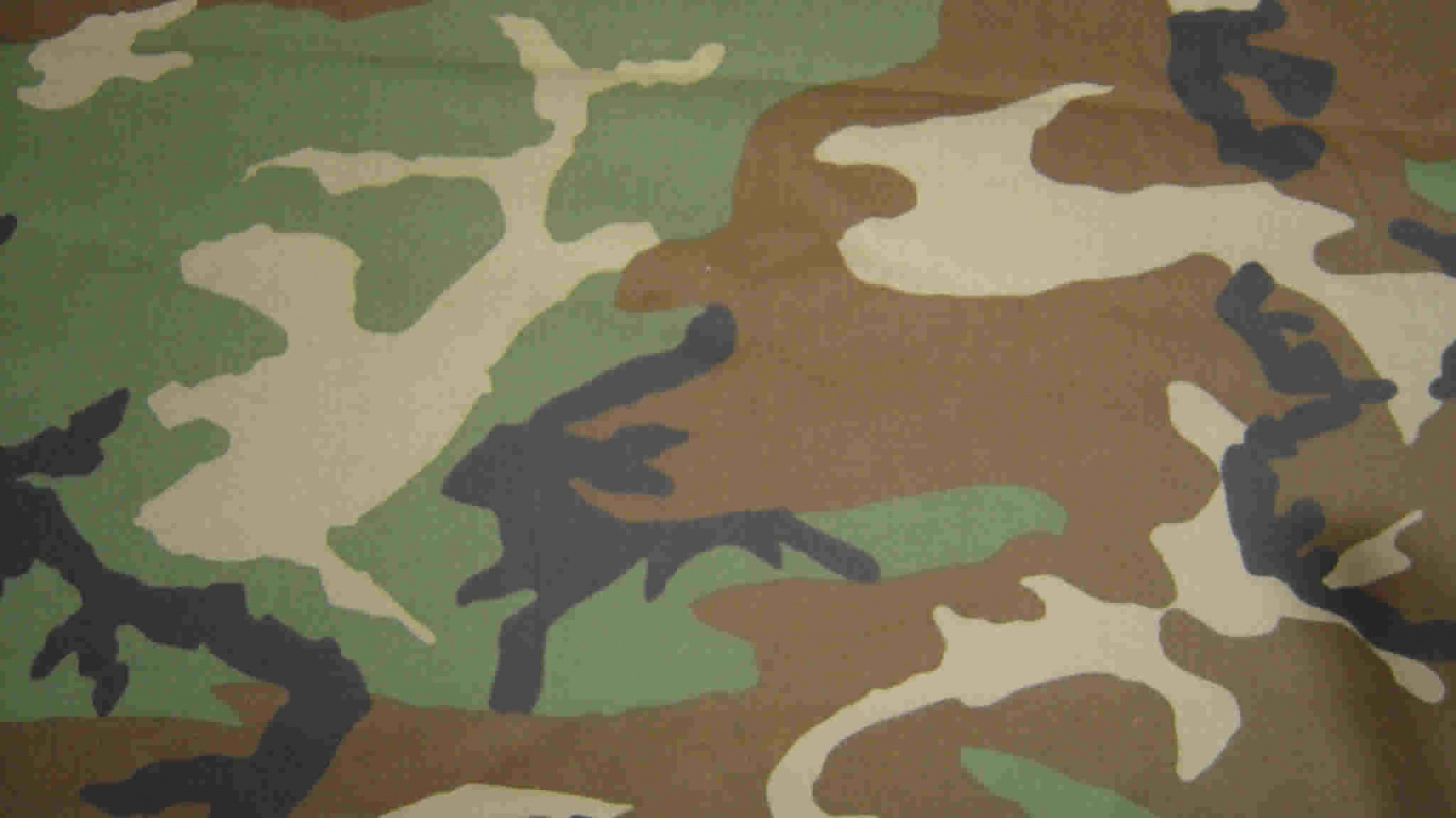 Textile Camouflage Vert Noir et Blanc. Wallpaper in 1366x768 Resolution