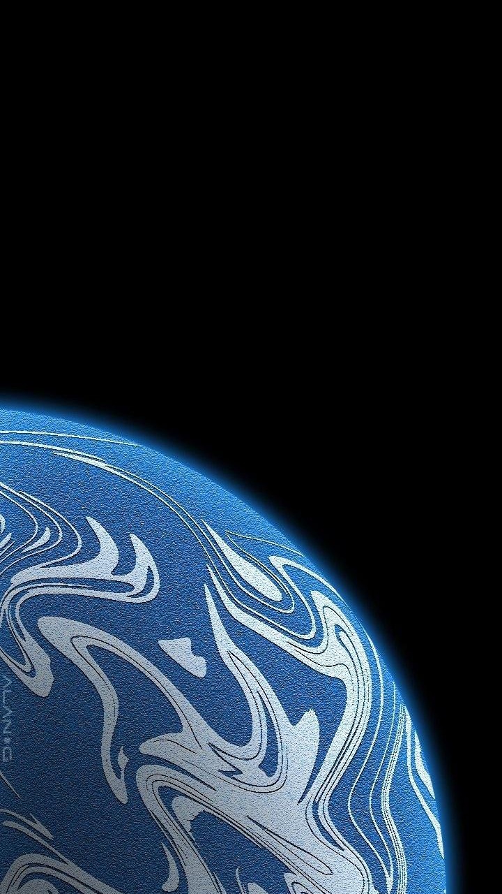Earth, Water, Art, Circle, Electric Blue. Wallpaper in 720x1280 Resolution