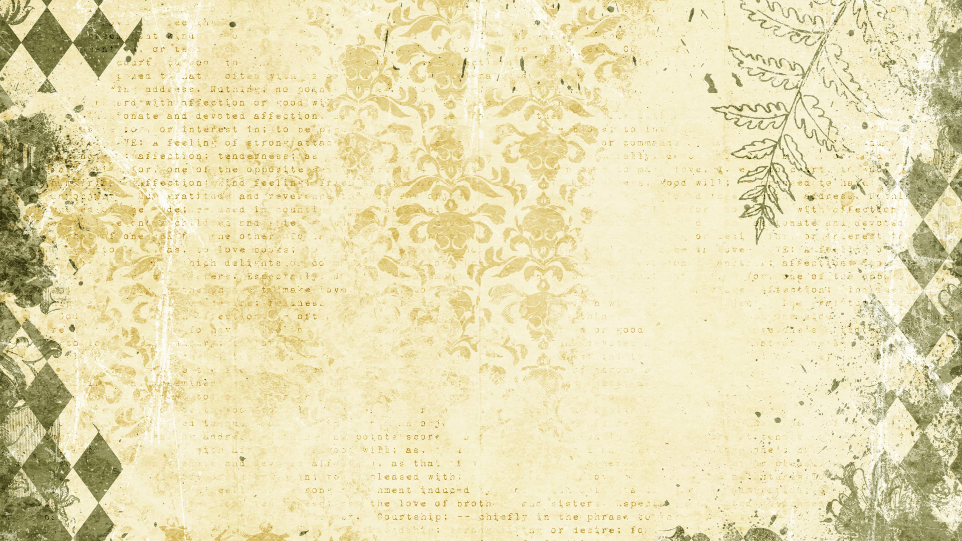 剪贴簿, 文本, 的日记, 纹理 壁纸 1920x1080 允许