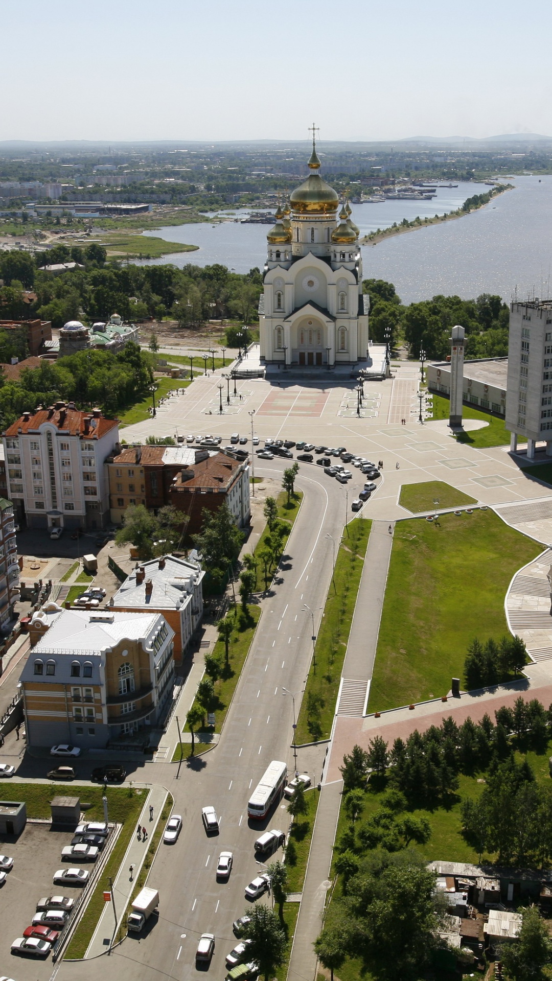 Aerial View of City Buildings During Daytime. Wallpaper in 1080x1920 Resolution