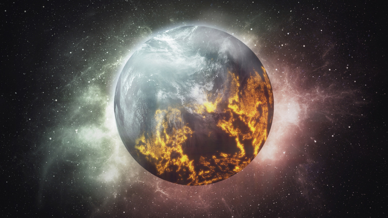 Full Moon in The Sky. Wallpaper in 1280x720 Resolution